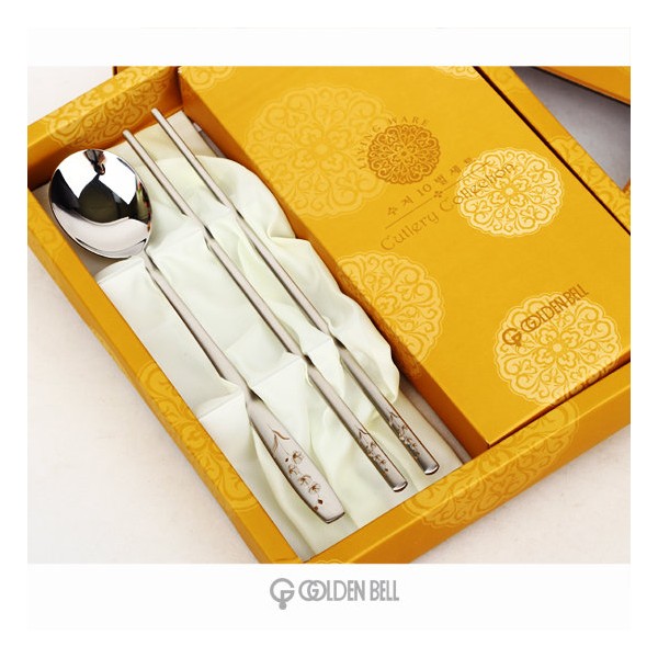 Golden Bell Felice Laser Spoon Set of 10 / 골든벨