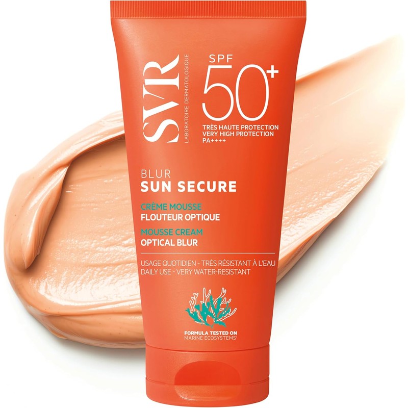SVR Sun Secure Blur SPF50 Protector Solar Facial con Acabado