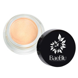 BaeBlu Organic Shimmer Highlighting Cream, for Eyes or Cheeks, 100% Natural, Rose Gold