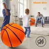 Yuheybe Silent Basketball Cloth Covered, 2025 Upgrade Quiet Basketball Dribbling