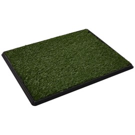 Artificial Grass Puppy Pee Pad for Dogs and Small Pets - 20x25 Inch, Reusable 3-Layer Turf Pads for Dogs with Tray - Indoor and Outdoor Fake Grass Potty Pet Supplies by PETMAKER