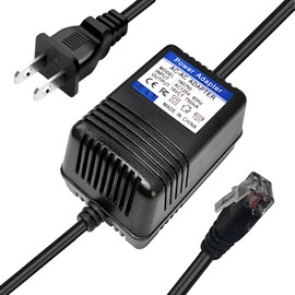 Fesasn 18V AC Adapter with Phone Plug Connector, Replacement Power Supply Adapter RS-1 for Rane Products wilh Phone Jack Connector Red RJ12 (FX-RS1)