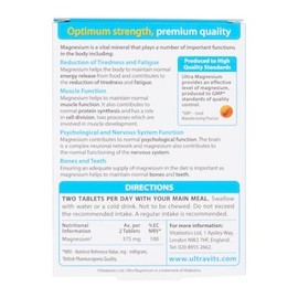 Vitabiotics Vitabiotics Ultra Magnesium 60 Tablets