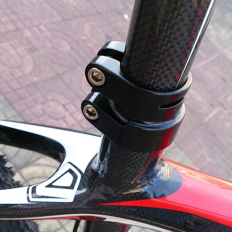 Silveroc CNC - Abrazadera para tija de sillín (Doble tamaño,