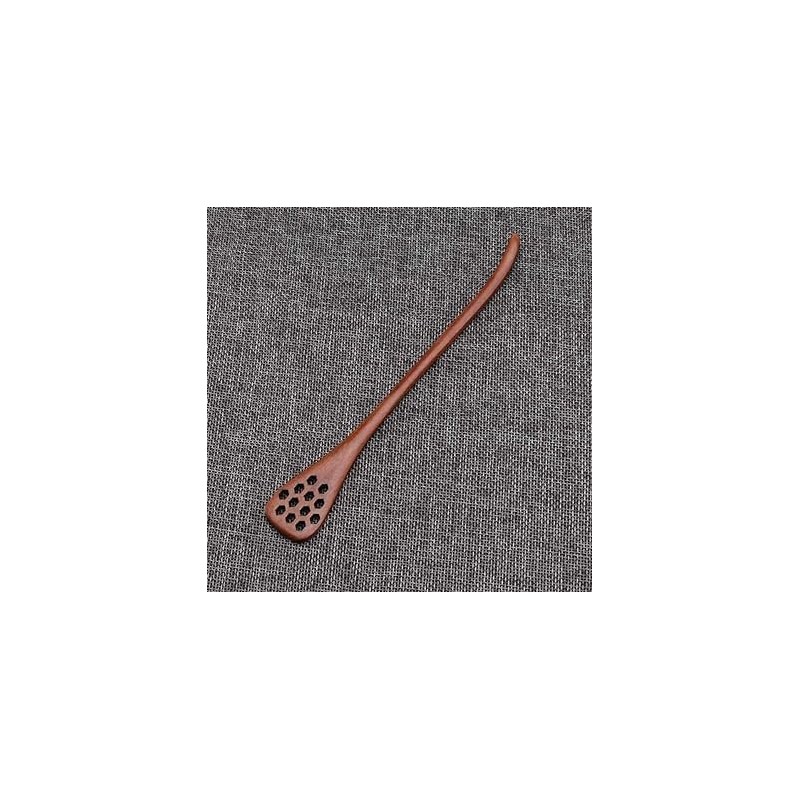 Brown Wooden Honey Dippers, Handmade Spoon Stirrer, Long Handle Honey