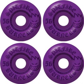 Spitfire Wheels Burners Purple Skateboard Wheels - 56mm 99a (Set of 4)