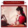 Grospe Traditional Chinese Lipstick, 12 PCS Makeup Rouge Lipstick Papers,
