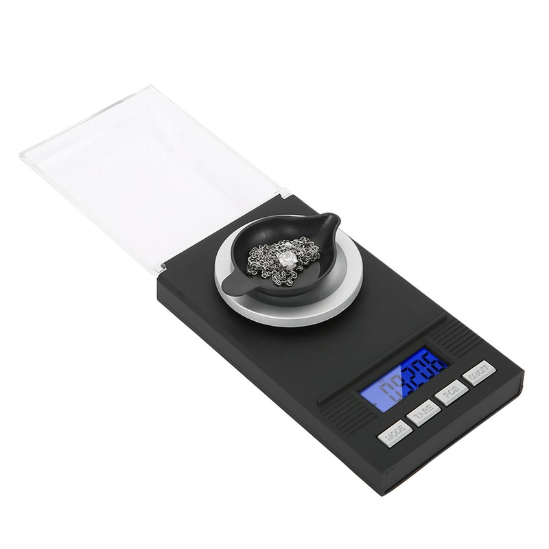 Mini Portable High Accuracy 0.001g Pocket Jewelry Scale with LED