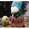 Gilbert the Gonk sitting on Tommy the Tortoise 23cm Garden