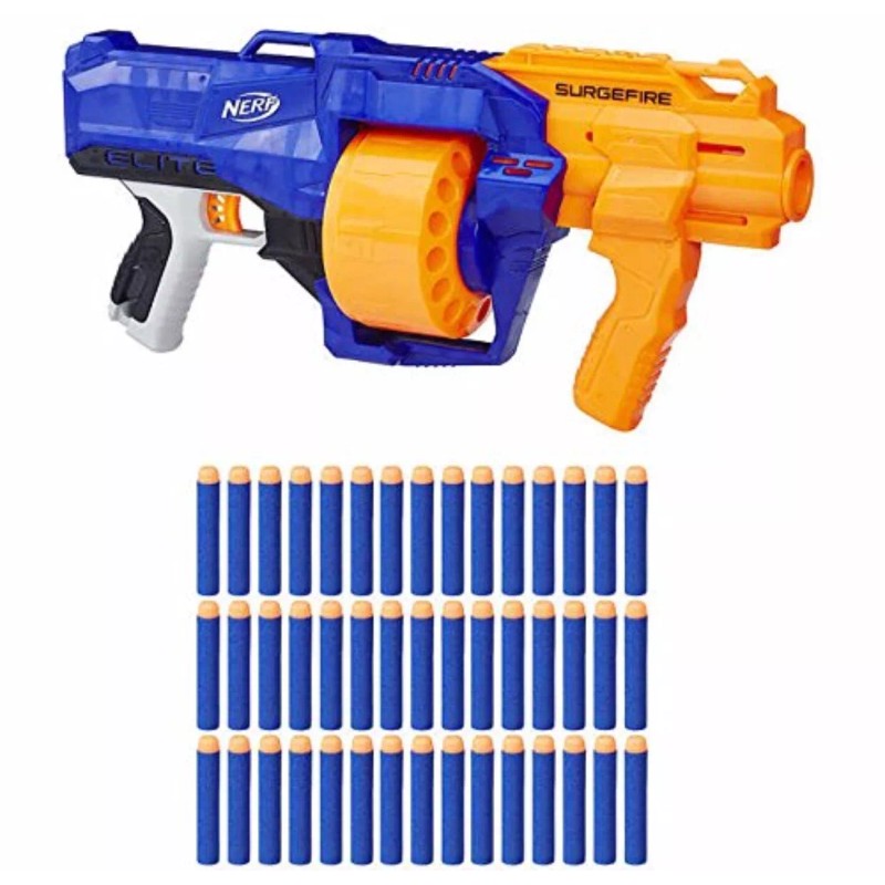 Nerf, N-Strike Elite SurgeFire | Rotating Drum w 45 Foam