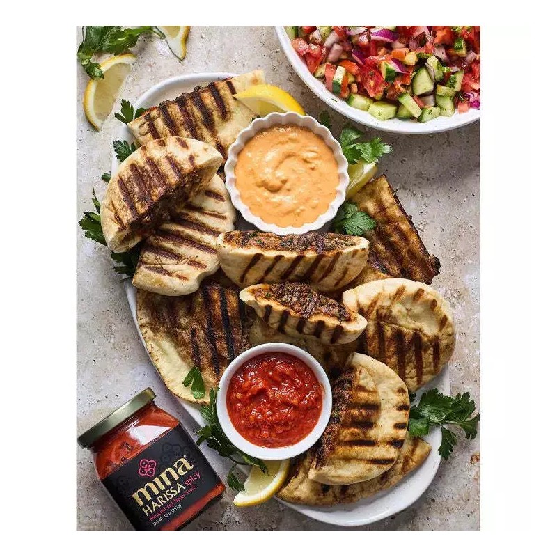 Mina Harissa Spicy Moroccan Red Pepper Sauce 10 oz