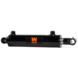 WEN WT2508 Cross Tube Hydraulic Cylinder with 2.5 Bore and 8-inch Stroke, Black