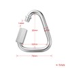 Delta Quick Link Triangle Locking Carabiner 3/8" M10 10MM 2PCS