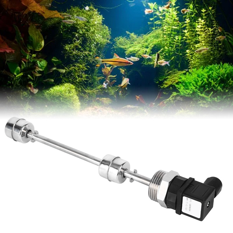 Water Level Float Switch 200mm Dual Ball Type Stainless Steel