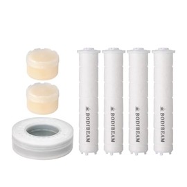 BODIBEAM Carbon Ring Filter Replacement + Sediment Filter + Vitamin C Filter Refill for Shower head, Bundle of 3 pcs