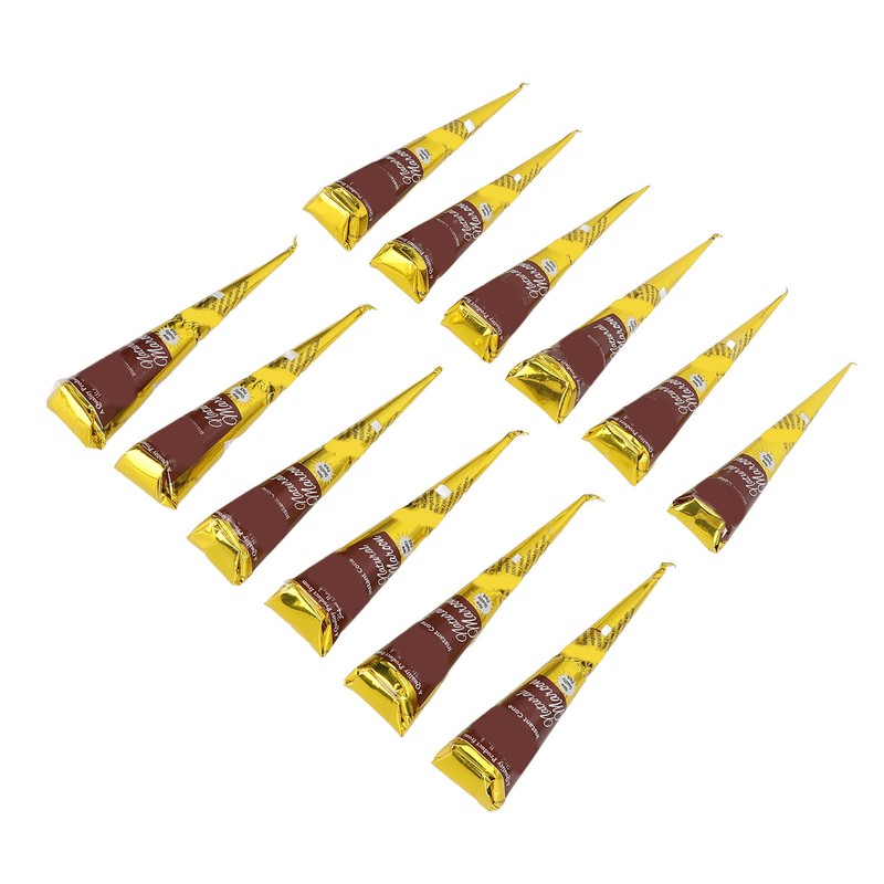 12pcs Temporary Tattoo Pastes 10.6 Oz Drawing Waterproof Semi Permanent