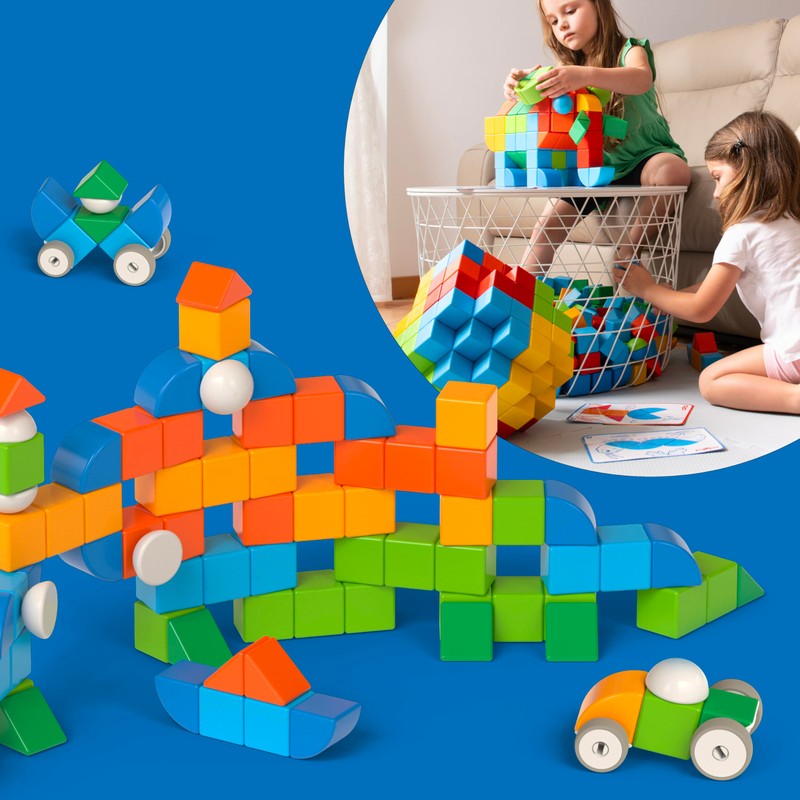 Geomag Magicube 1+ Full Color 153 - Cubi Magnetici per