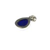 Blue Tear Drop Afghanistani LAPIS LAZULI Sterling Silver 925 Gemstone