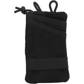 Drfeify Cartera de Tela Oxford, Bolsa Portátil para Guardar Dinero, Tarjetas y Llaves, con Material Resistente Al Desgarro, Ideal para Acampar, Hacer Senderismo y Vivir en una caravana. (BLACK)