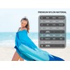 WIWIGO - Manta de playa impermeable a prueba de arena,