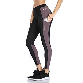 Santic Women Premium 3D Padded Breathable Long Cycling Tights Purple