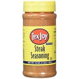 Texjoy Original Steak Seasoning No MSG 16 Oz (Pack of 2)