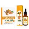 Turmeric Soap set for Women-2PCS with turmeric face oil