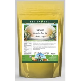 Ginger Dandelion Root Tea (25 tea bags, ZIN: 551941)