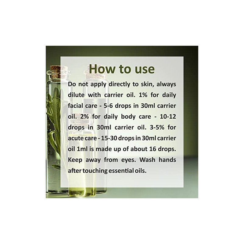 Devprayag Pure Wormwood Essential Oil (Artemisia Absinthium) with Glass Dropper