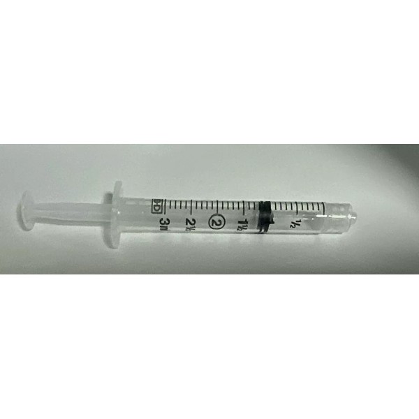 Unbranded 3 ML~100 Pieces-Ring Slip Tip Syringes~Feedi