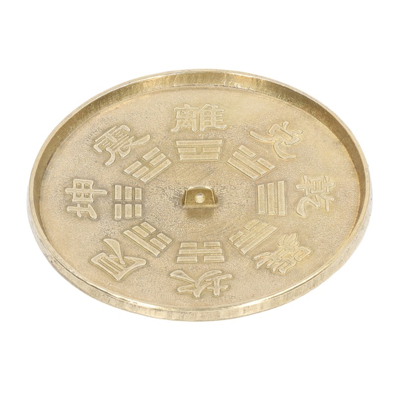 Feng Shui Brass Concave Bagua Mirror Good Luck Anti Rust