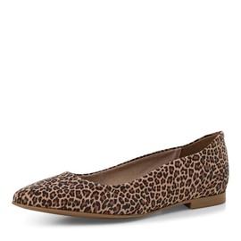 Tamaris Ballerina Women's Block Heel, leopard, 38 EU