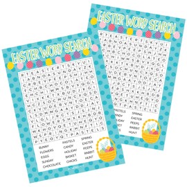 DISTINCTIVS Easter Themed Word Search Classroom Party Game - 25 Player Cards
