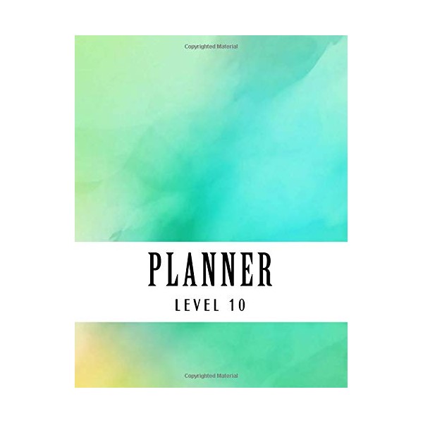 Level 10 Planner: Letter Size