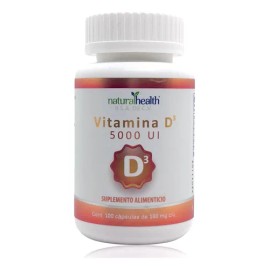 Vitamina D3 5000 Ui 100 Caps Natural Health
