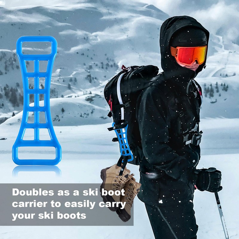 BOXOB 2pcs Ski Boot Buckle Lever, Multi-Purpose Tightening Assist Tool