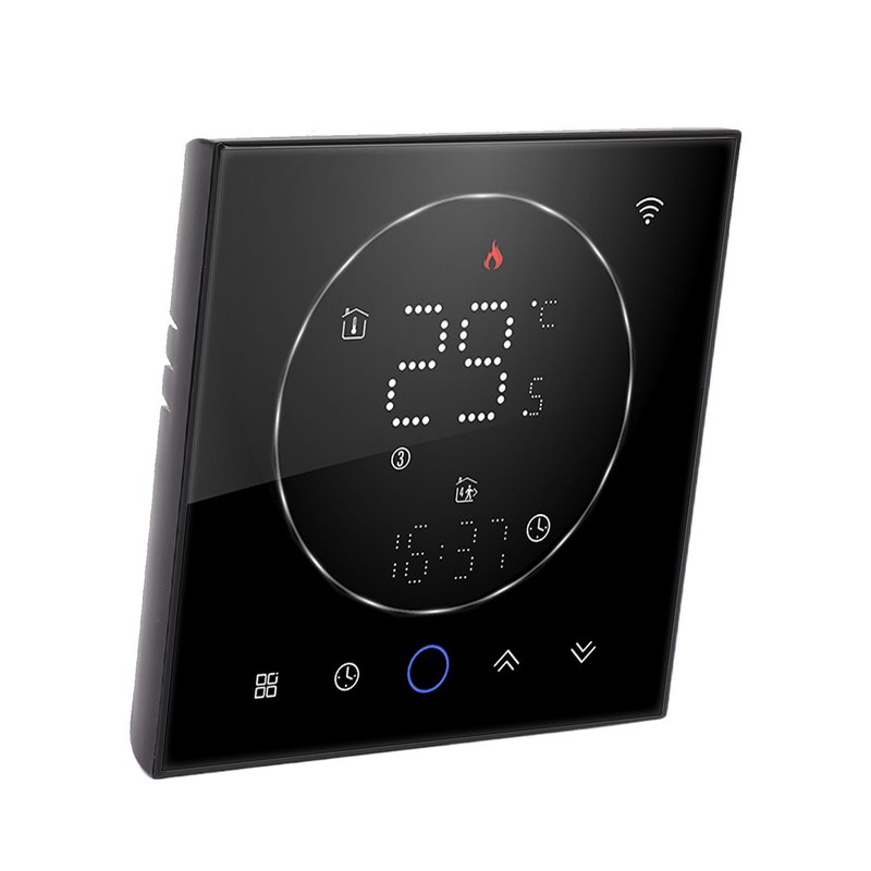 Programmable Smart Home Thermostat AC95~240V Voice Control LED Screen IP20