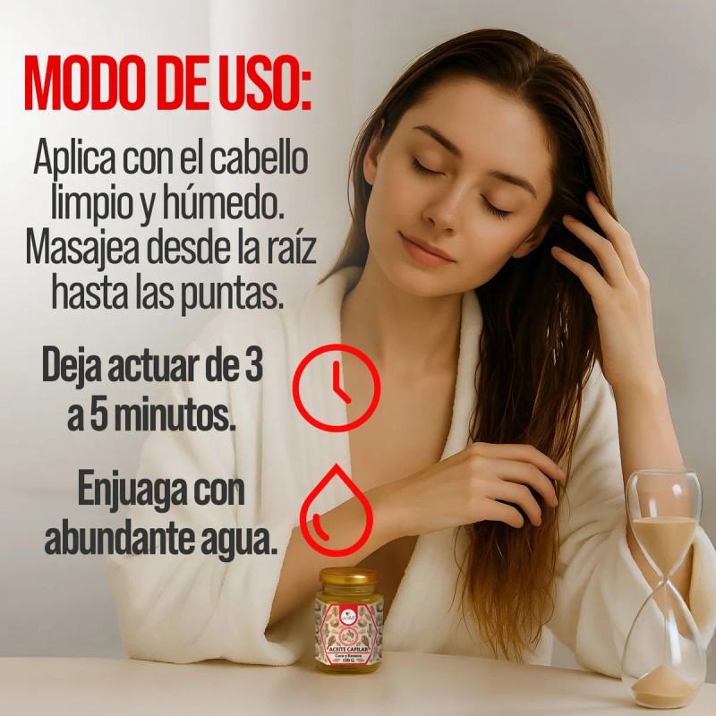 Aceite Capilar Crecimiento Coco Y Romero 120g Ga Tlali