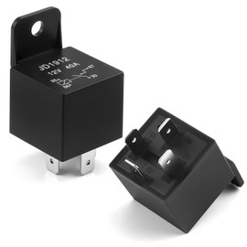2Pcs JD1912 Car Relay 40A 12V 4 Pin Relays Automotive Truck Heavy Duty Standard Kit for Motorcycle Compatible With Mondeo JD2912 Relay