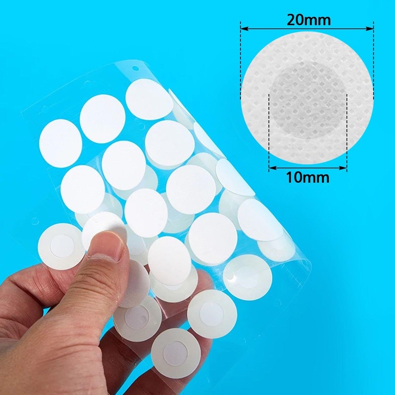 NIDHFG 3 White Round Filter Diaphragm, Waterproof And Breathable, Dust-Proof