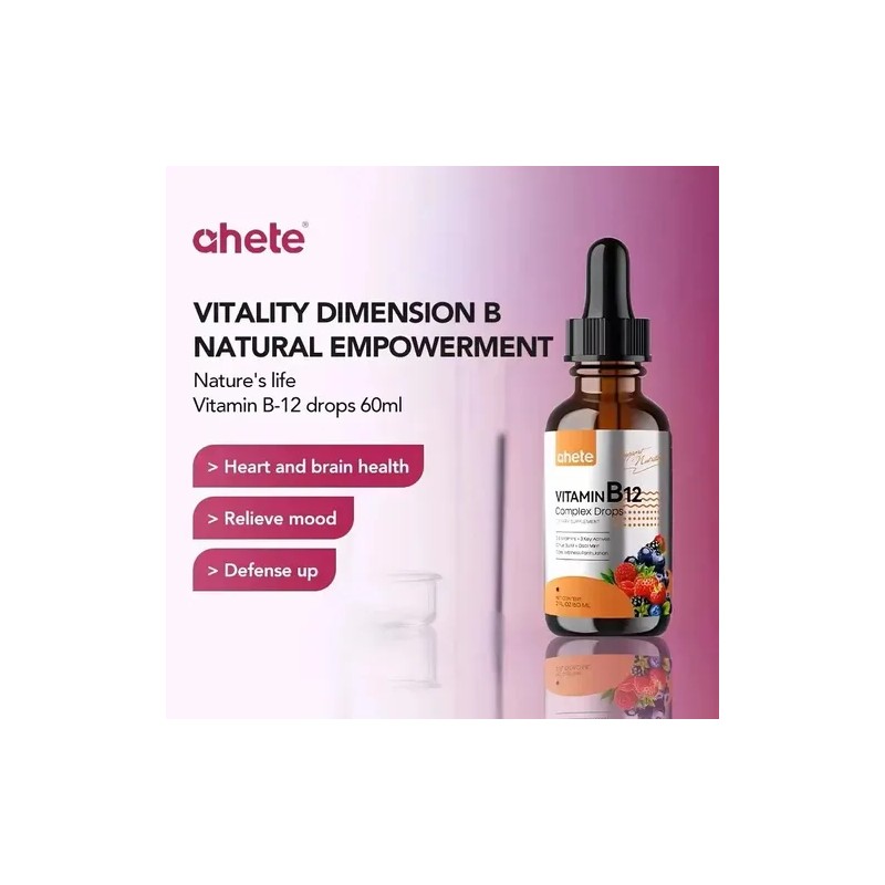 Vitamina B12 Gotas Líquidas Complejo Sublingual