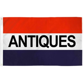 Antiques Flag 3x5 Antique Store Banner Sign Vintage Shop Antiques Sold Here 100D Polyester Banner