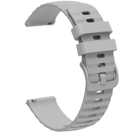 FanTEK Compatible with 18mm 20mm 22mm Watch Bands Quick Release Replacement Wristband, Silicone Sport Bands for Men Women