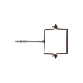 Fischer SCP-V 100 mm Collare Marrone Testa di Moro per Pluviali e Grondaie, con Tassello 10 mm, 501319
