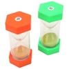 2Pcs Sand Timer 20 Minutes Hexagonal Shape Durable Plastic Widely