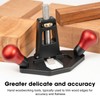 Precision Woodworking Router Planer, Anodized Trimmer, High Precision Wood Planer,