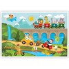 Animals On-The-Go Plastic Disposable Placemats for Boys, Baby, Toddler, Kids