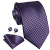 Dubulle Mens Tie Set Solid Paisley Silk Striped Necktie for