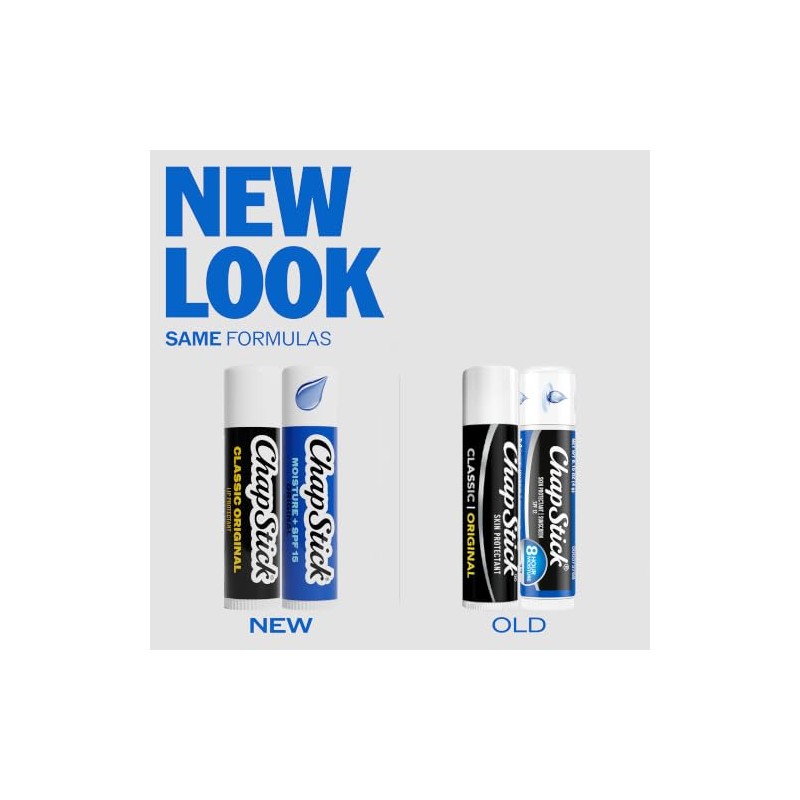ChapStick- Bálsamo labial original, paquete de 4 1 humectante bálsamo