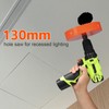 Hole Saw 130mm, Hole Saw with Drill Bit for Wood,